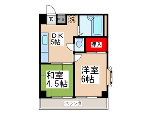 布施川ビルの物件間取画像